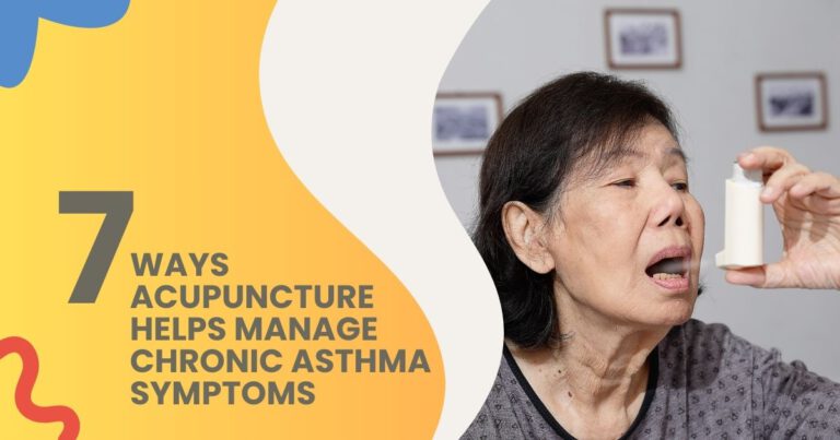 Image of patient using asthma pump. The role of Acupuncture for asthma in managing Chronic asthma